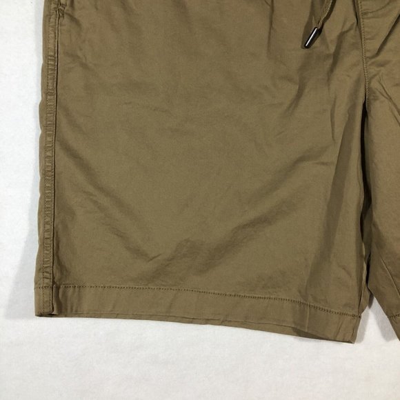 NEW GAP Mens XXL Pull On Khaki Tan Chino Shorts Flat Front NWT $40 - Picture 3 of 8